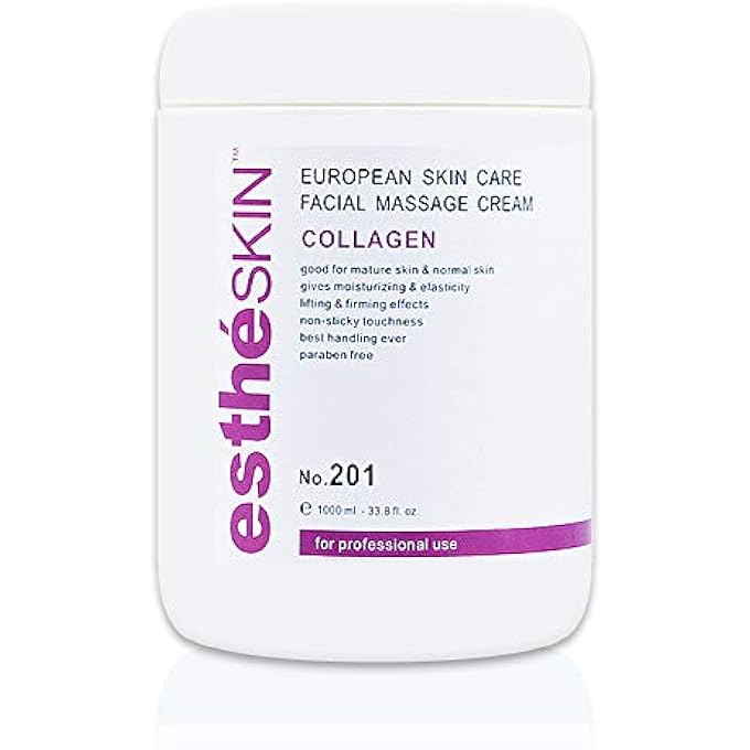 estheskin COLLAGEN FACIAL MASSAGE CREAM FOR EUROPEAN SKIN CARE, 33.8 FL.OZ. / 1000 ML - Image 1